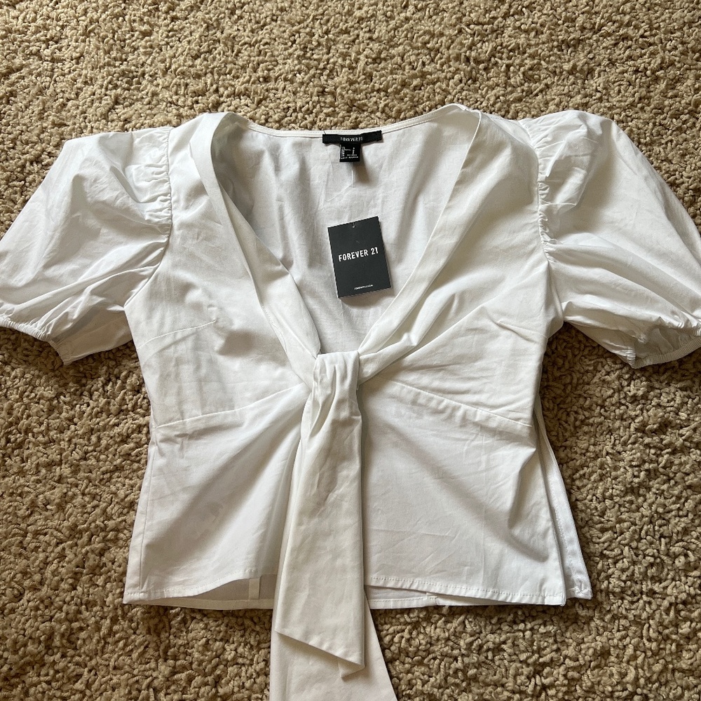 Forever 21 White Blouse